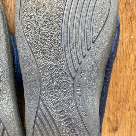 CosyFeet Richie Single Slipper Navy Women's Size 6 Extra Roomy - Picture 5 of 8